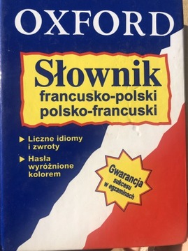 OXFORD SŁOWNIK FRANCUSKO- POLSKI 