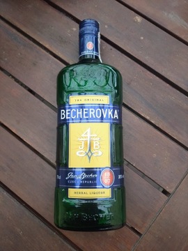 Butelka po Becherovka 700ml pusta