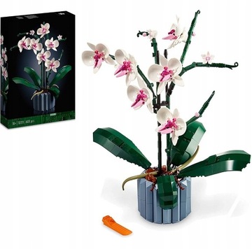 Klocki Orchidea, Kwiaty, Bukiet - Zamiennik Icons Botanical lego