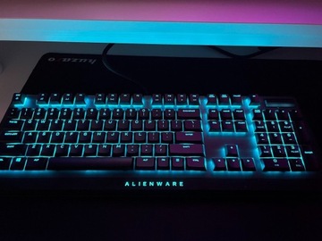 Klawiatury Alienware 510K RGB + Razer podkładką