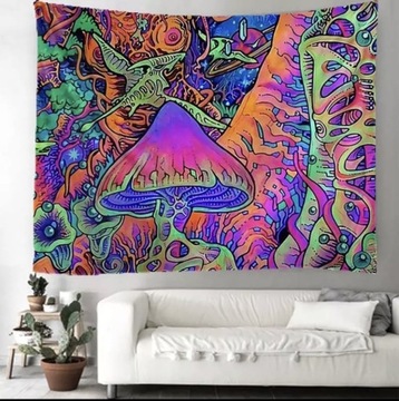 Gobelin wall art ozdoba na ścianę psychedelic