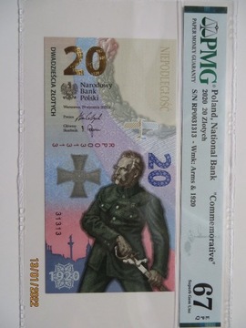 20 złotych Bitwa Warszawska