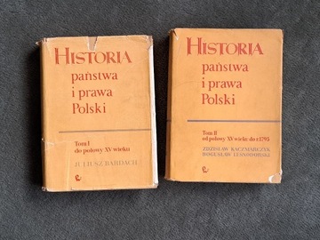 Historia państwa i prawa Polski t.1,2 Bardach i in