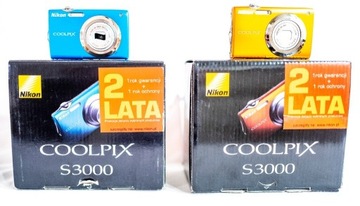 Nikon Coolpix S3000 cena za dwa kupione na raz