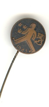 zawody Szwecja/Finlandia 1941 odznaka oryginalna 
