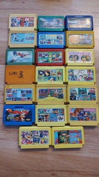 Kartridże Pegasus Nes Famicom zestaw 4 kartrid