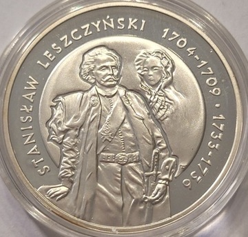 10zł, 2003r, Stanisław Leszczyński-półpostać (427)