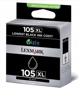 Tusz Lexmark 105XL 014N0822E 510str. BK Oryginał