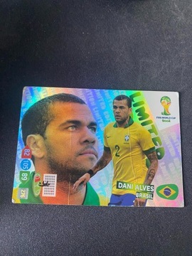 DANI ALVES LIMITED EDITION KARTA WORLD CUP 2014