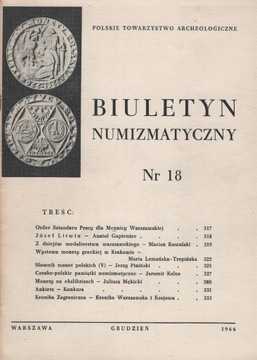 Biuletyn Numizmatyczny 18/1966