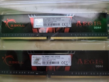 Pamięć RAM G.Skill Aegis 32GB 2666MHz CL19