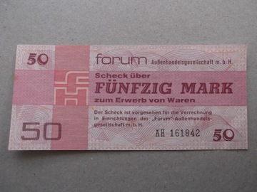 Niemcy NRD 50 marek 1979 ser.AH "forum"  UNC
