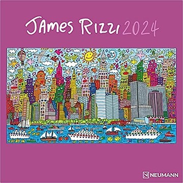 Kalendarz James Rizzi 2024  Calendar 30x30