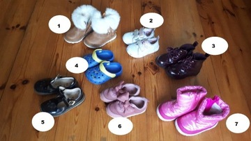 Buty dziecięce - zestaw