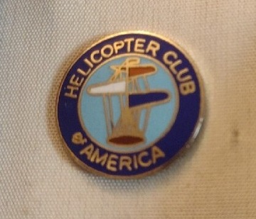 Przypinka Helicopter Club America 