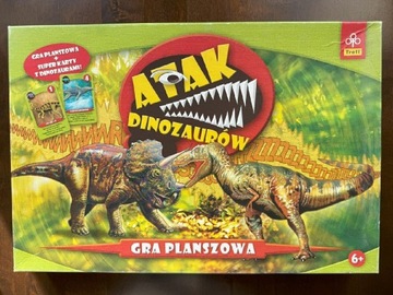 Gra planszowa Atak dinozaurów dinozaury