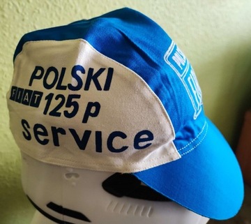 Czapka z daszkiem Service Fiat125p-pamiątka PRL