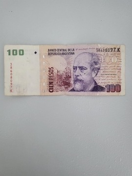 100 PESOS Argentyna seria K