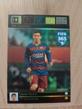  KARTA PANINI FIFA 365 2016 MESSI TOP MASTER 