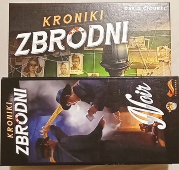 Kroniki Zbrodni + dodatek Noir - stan bardzo dobry