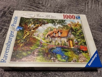 Ravensburger, Droga wśród wzgórza kwiatów, puzzle