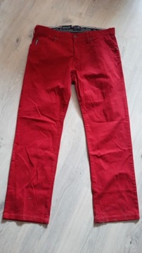 Spodnie bawełniane firmy Armani Jeans 