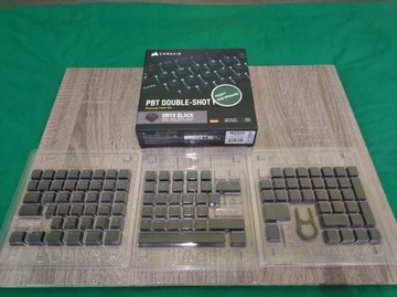 Klawisze Corsair PBT Black DE komplet bez gumek