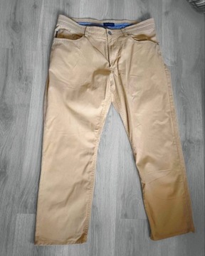 Christian Berg klasyczne spodnie męskie beżowe L