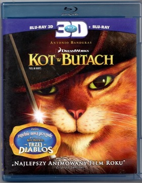 Film Blu-Ray KOT W BUTACH 3D+BLU-RAY płyta Blu-ray