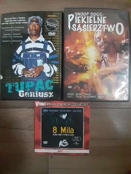 DVD 15 zestaw 2Pac, Eminem, Snoop Dogg
