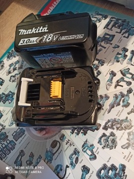 Nowe baterie oryginalne Makita BL1830B 18V