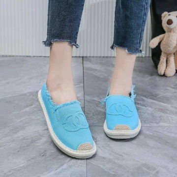 Niebieskie espadryle, rozmiar 38 