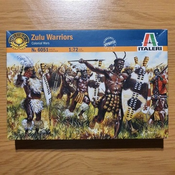 Italeri 6051 1:72 Zulu Warriors, NOWY