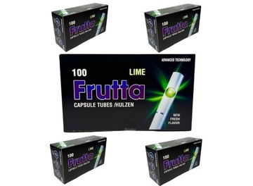 5 X FRUTTA LIME/LIMONKA 100szt GILZY OWOCOWE 8mm