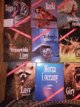 Seria "Encyklopedia dzikich zwierząt" 9 tomów