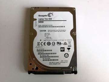 Dysk twardy HDD Seagate Momentus Thin 500GB 2,5 ca