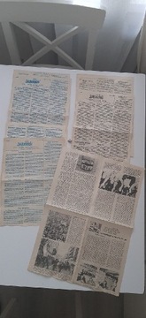 Stare gazety z lat 89 plus znaczek .