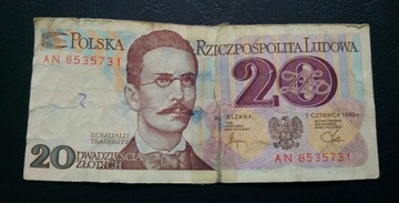 Stary banknot Polska