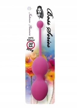 Silicone Kegel Balls 32mm 200g Dark Pink - Boss.