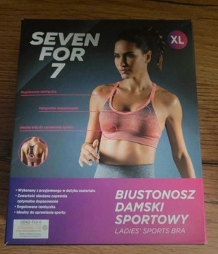 Biustonosz damski sportowy rozmiar XL Seven for 7