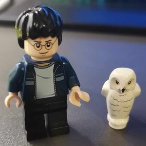 LEGO Minifigurka Harry Potter + sowa