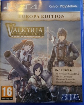Valkyria Chronicles Remastered - Europa Ed PS4