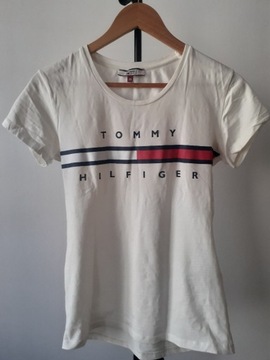 Koszulka T-shirt damski Tommy Hilfiger biała