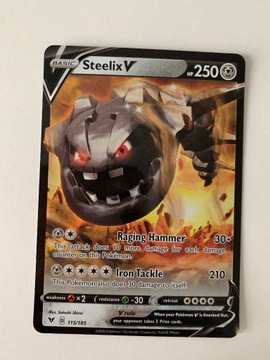 POKEMON KARTA STEELIX V VIVID VOLTAGE 115/185