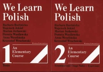 WE LEARN POLISH tom 1 i 2 - Bartnicka - podręcznik