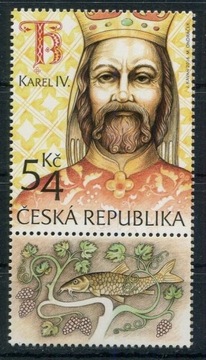 Czechy 2016 Pof 885 **, Karel IV (z przyw)