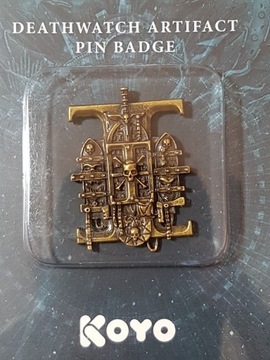 Warhammer 40k Deathwatch Artifact Pin Badge KOYO