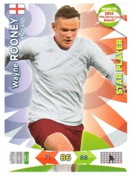 PANINI ROAD TO WORLD CUP BRAZIL 2014 ROONEY