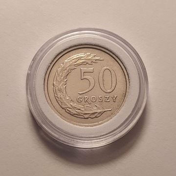 50 gr groszy 1992 w kapslu mennicza Stan 1/-1 