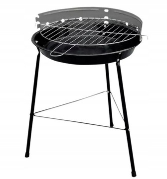 TANI GRILL OKRĄGŁY WĘGLOWY Master Grill&Party 32cm